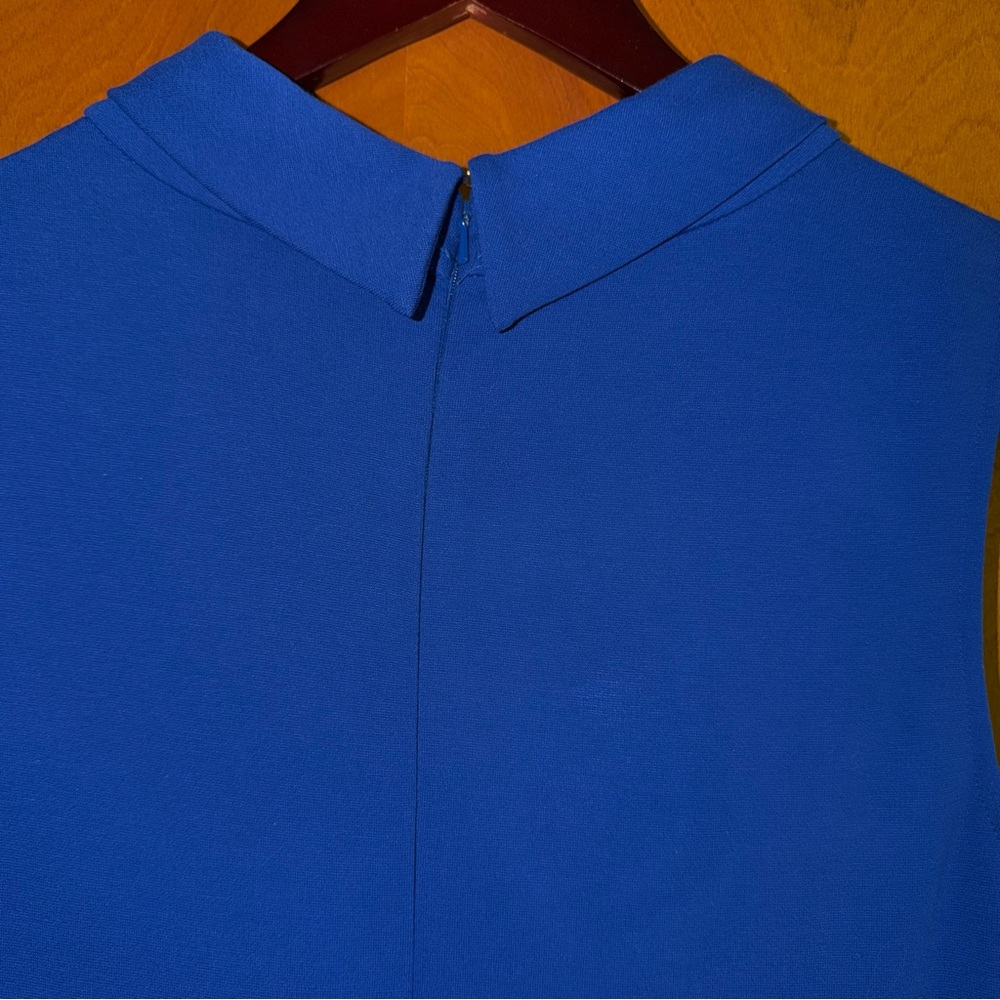 Maggy London Dress Women’s Size 12 Blue Sleeveless Pockets NWT - Picture 5 of 8